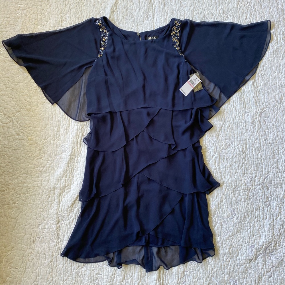 New blue SLNY dress